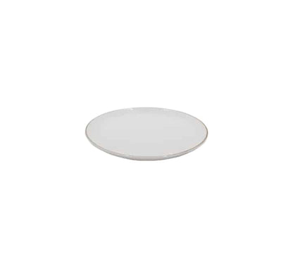 Ceramic Side Plate with Gold Rim 20cm