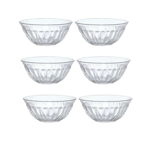Clear Glass Bowl Set 6pc