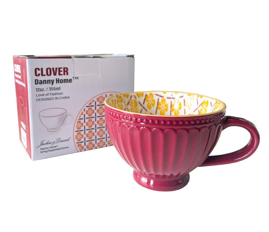 Clover Breakfast Art Mug