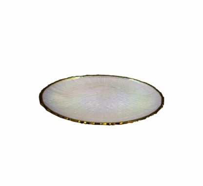 Colourful Glass Dinner Plate 27cm