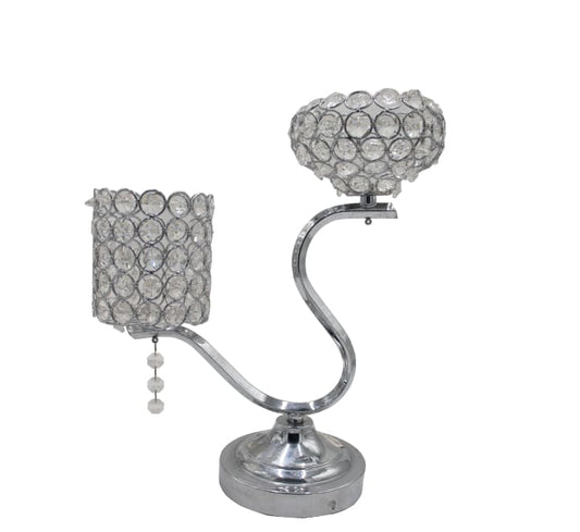 Crystal Candle Stand - 34cm