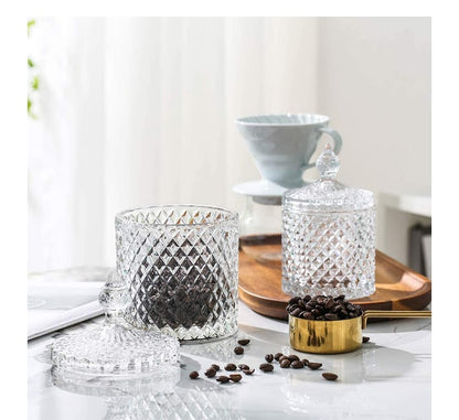 Crystal Glass Candy Jar