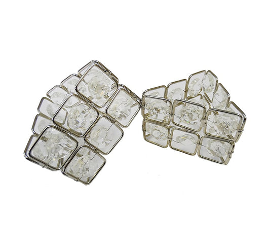 Crystal Napkin Ring Triangular