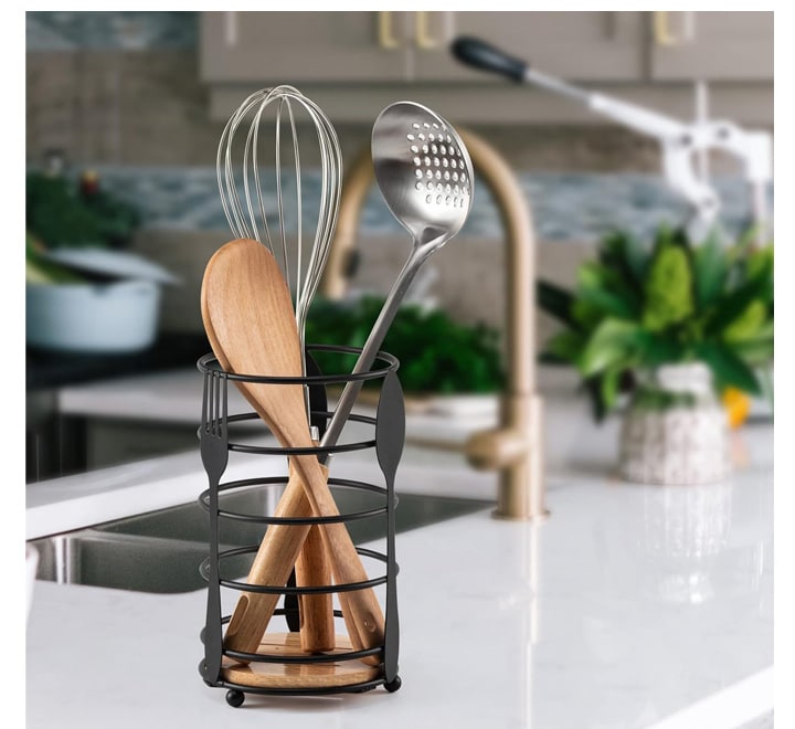 Cutlery Holder Black 10x16cm