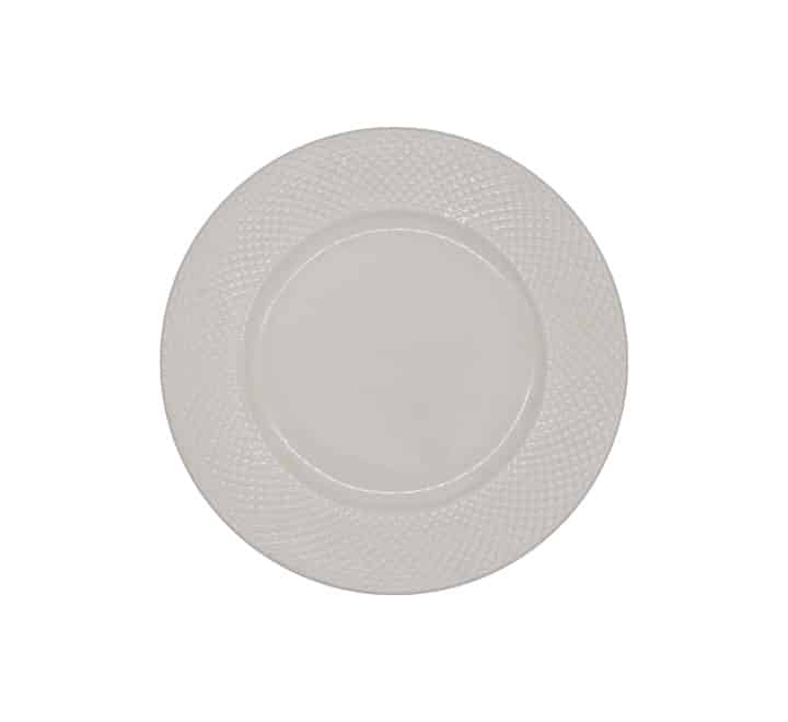 Diamond Pattern Dinner Plate