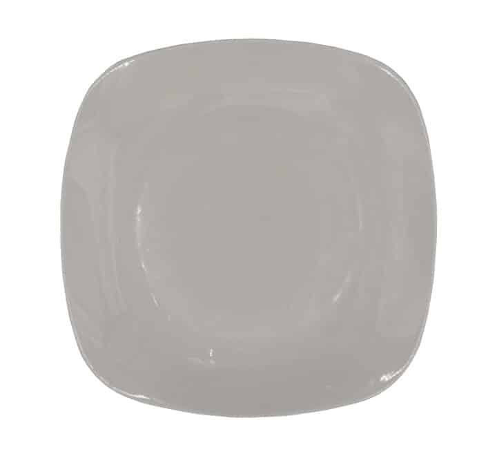 Dinner Plate 26cm Square - Grey