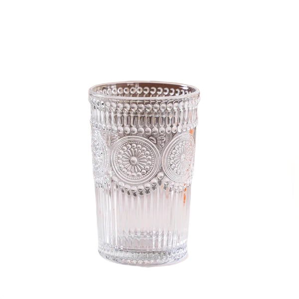 Embossed Water Glasses 6pcs (365ml)