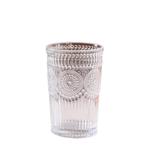 Embossed Water Glasses 6pcs (365ml)