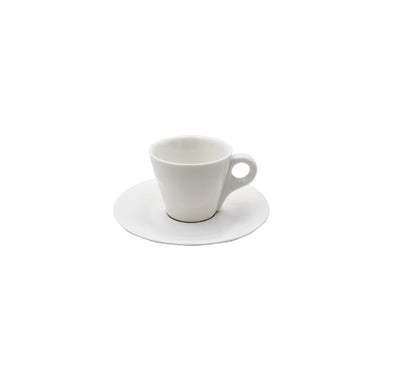 Expresso Cup and Saucer Set 12pc - White