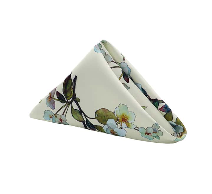 Floral Satin Napkins