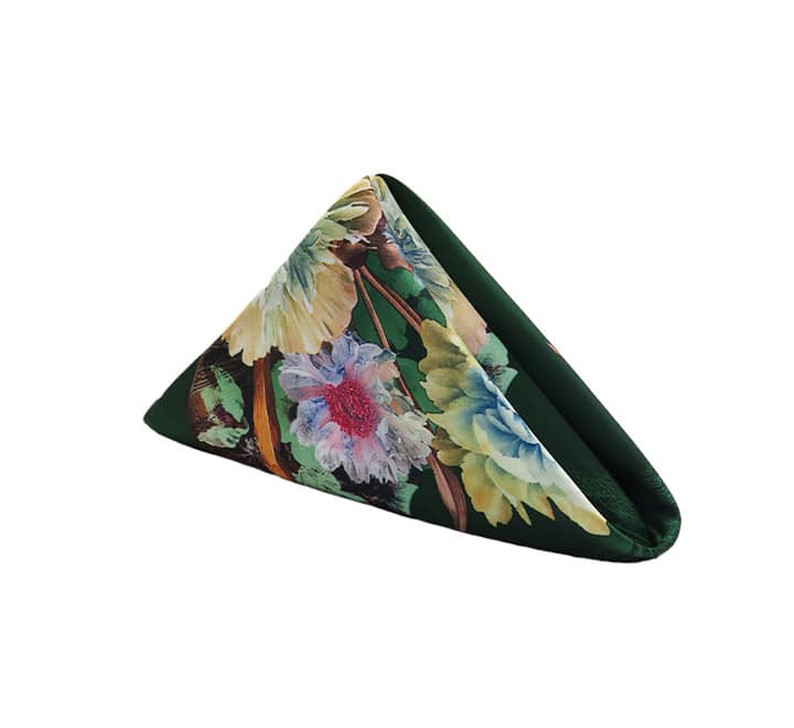 Floral Satin Napkins