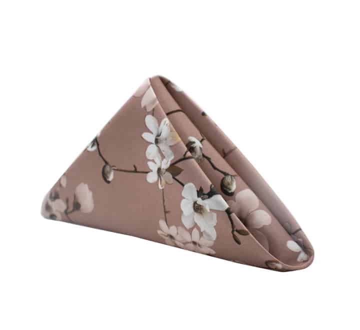 Floral Satin Napkins