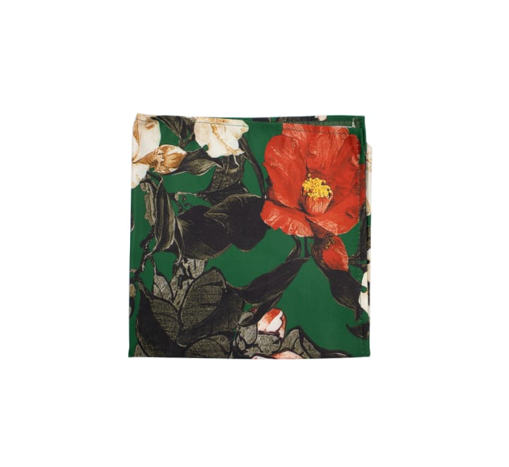 Floral Satin Napkins