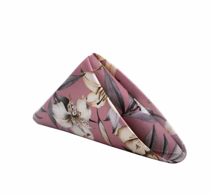 Floral Satin Napkins