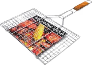 Generic 141-6 Foldable Braai Grid Rib Roaster Grill