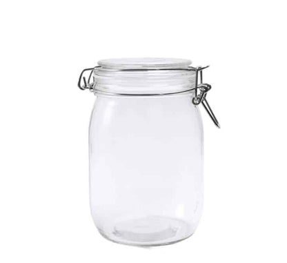 Glass Canister 9.5x17cm