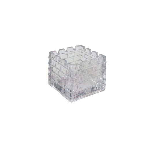 Glass Cube Vase - 8x8x8cm