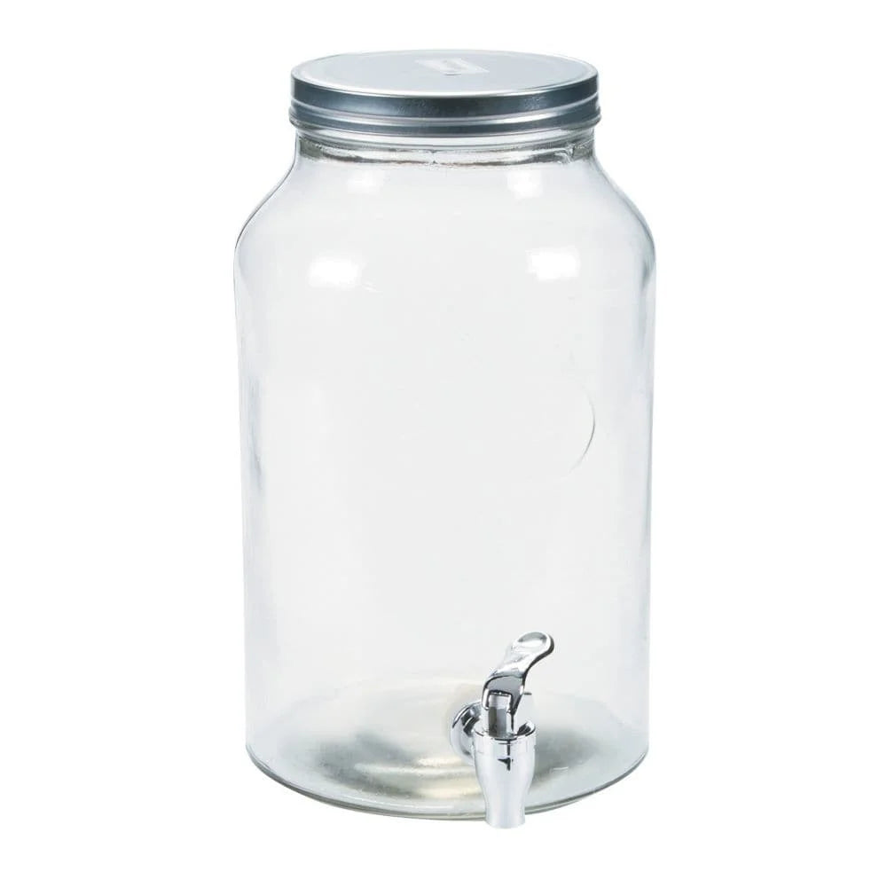 Glass Drinks Dispenser Storage With Tap (3L)