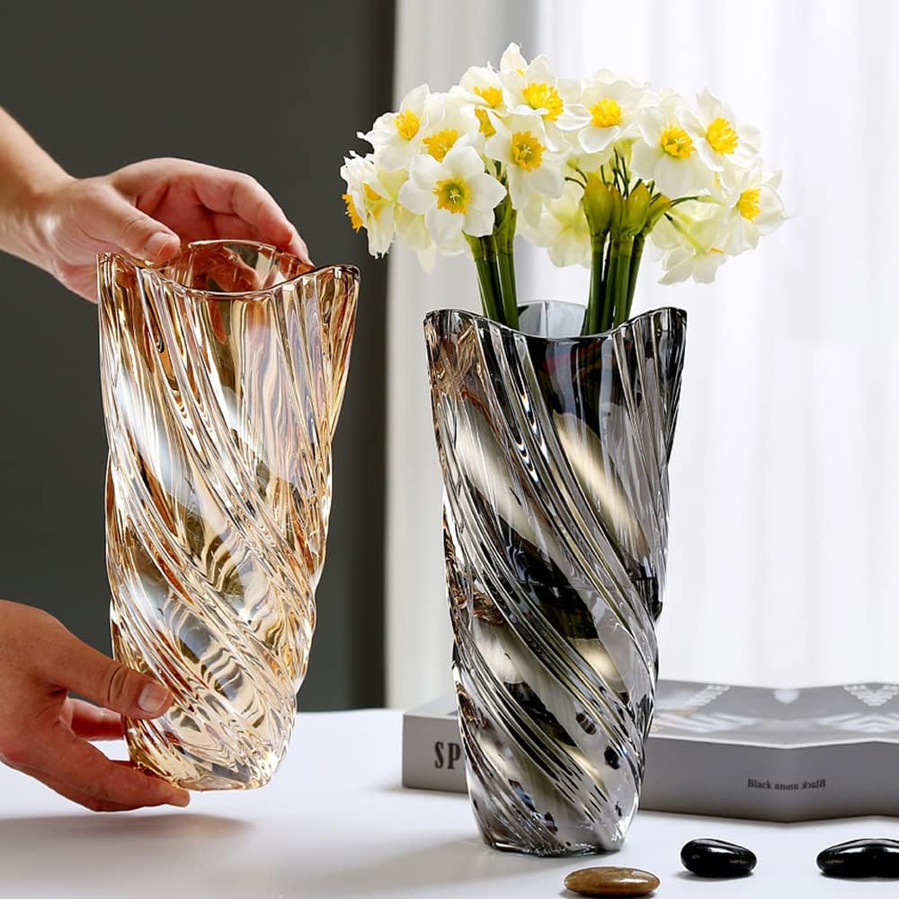 Glass Vase - 13.5x29cm