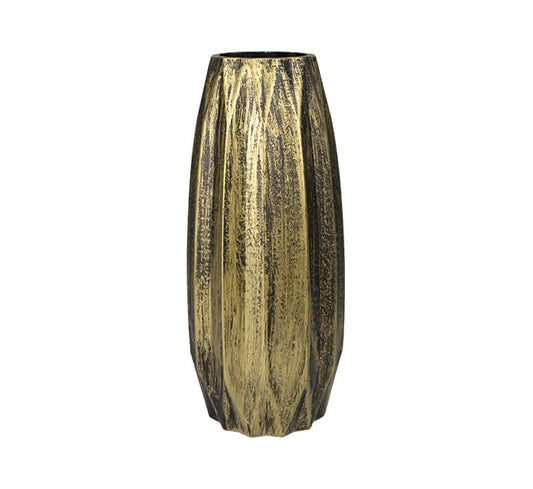 Glass Vase 30cm - Gold