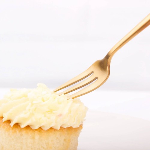 Gold Cake Fork
