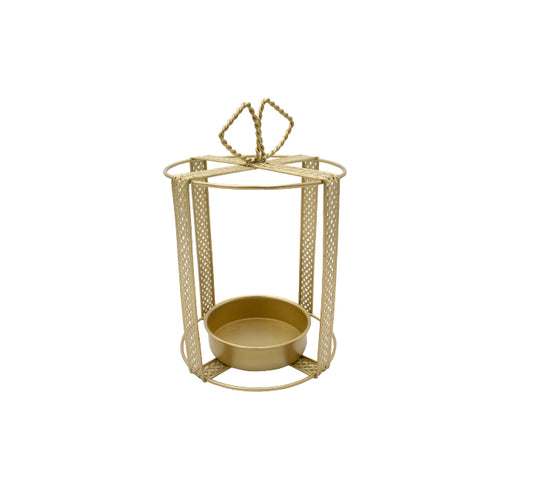 Gold Candle Holder - 21cm