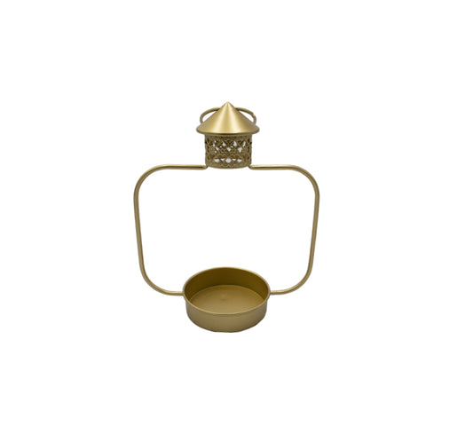 Gold Candle Holder - 28cm