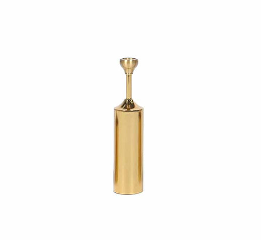 Gold Candle Stand - 21.75cm