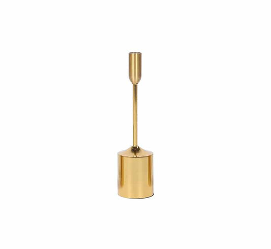 Gold Candle Stand - 26.9cm