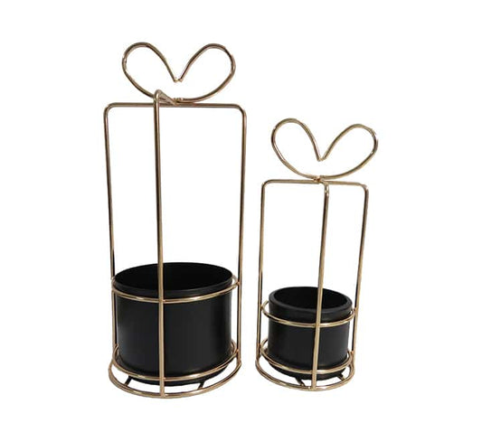 Gold Candle Stand 2 Piece
