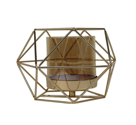 Gold Candle Stand