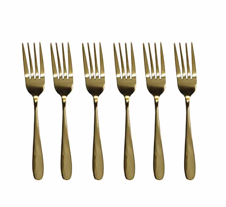 Gold Forks - 6 pack