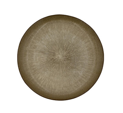 Gold Glass Dinner Plate 27cm