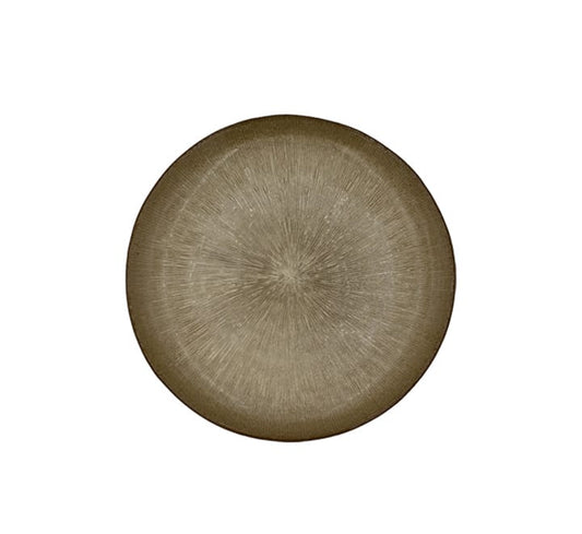 Gold Glass Side Plate 21cm