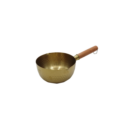 Gold Hammered Saucepan