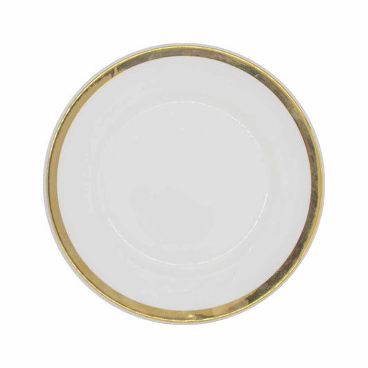 Gold Rim Dinner Plate 27cm