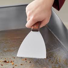 Griddle Scraper Wooden Handle