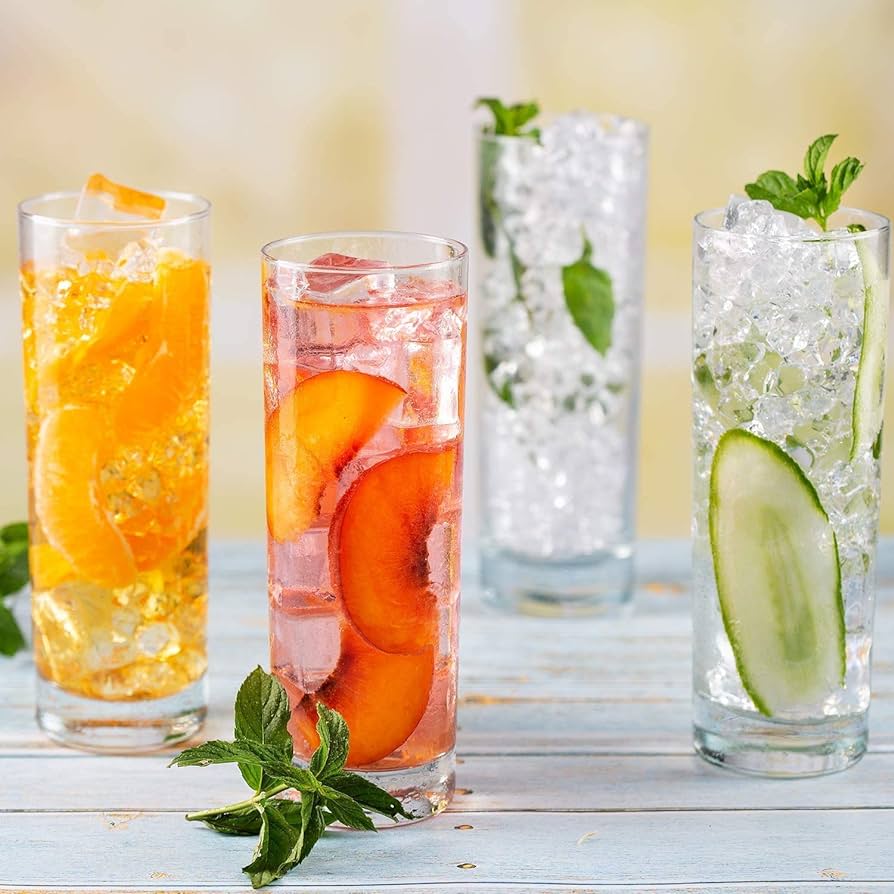 Hi-Ball Tumbler Glasses 240ml  Elegance- Set of 6
