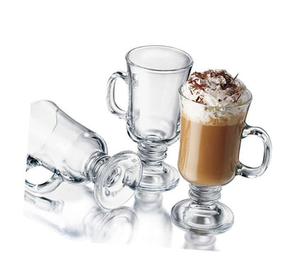 Irish Coffee Glass Mug Set 6 Piece
