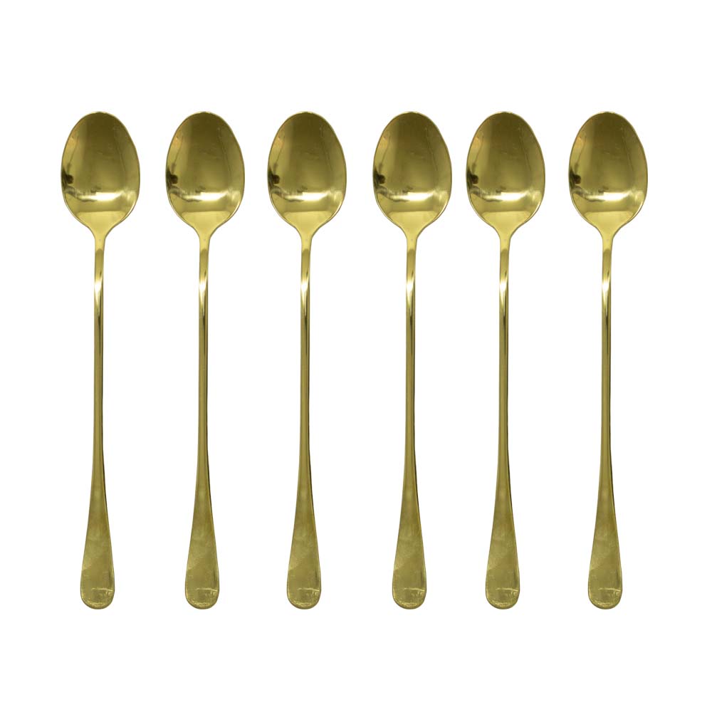Long Handle Teaspoons 6 Piece