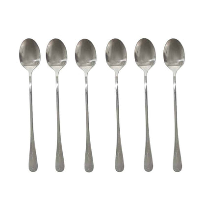 Long Handle Teaspoons 6 Piece
