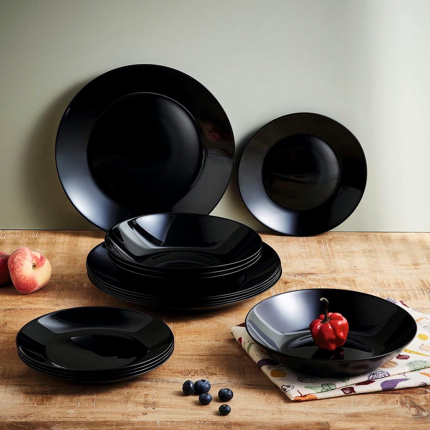 Luminarc Opal Black Side Plate