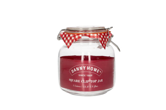 Mason Clip Lid Jar 1L