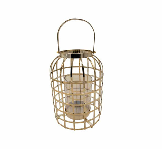 Metal Birdcage Candle Stand