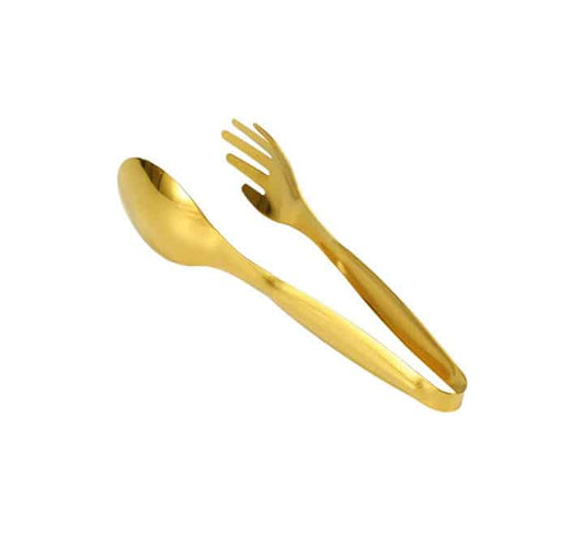 Metal Tongs Gold 23cm