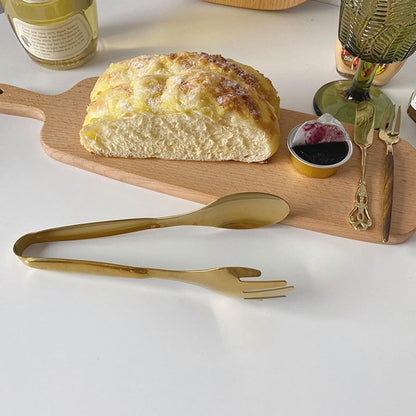 Metal Tongs Gold 23cm