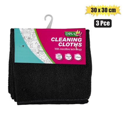 Micro Fibre Cloth 30x30cm - 3 Piece