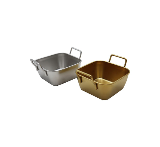 Mini Square Pans with Handles - 10x10cm
