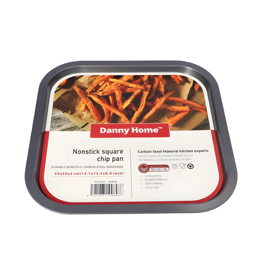 Nonstick Square Chip Pan 35cm