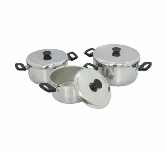 Oli Aluminium Pot Set 6 Piece